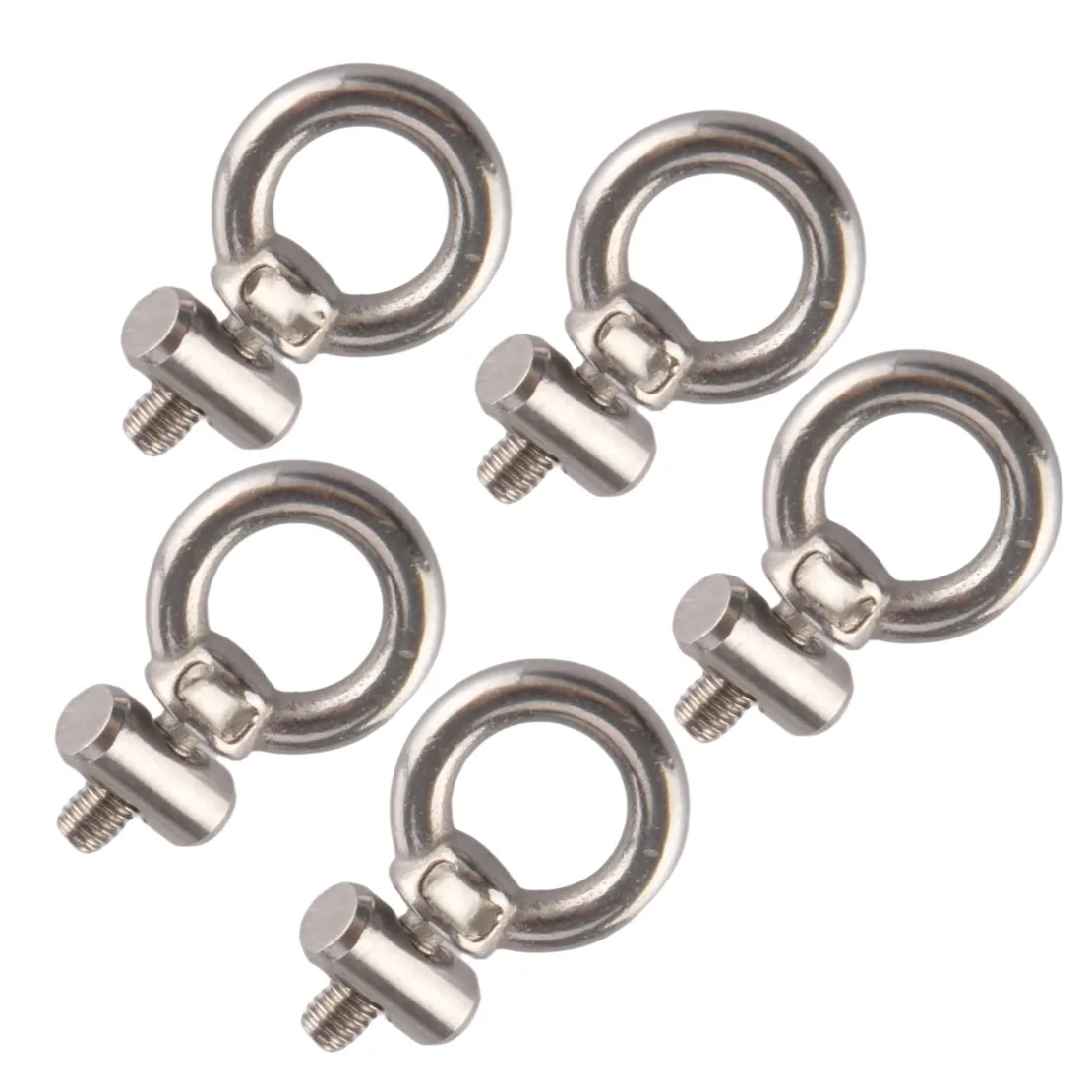 5pcs Stainless Steel M6 Piping Rail Stopper Ring For RV Camper Awning Tent Sliding Track