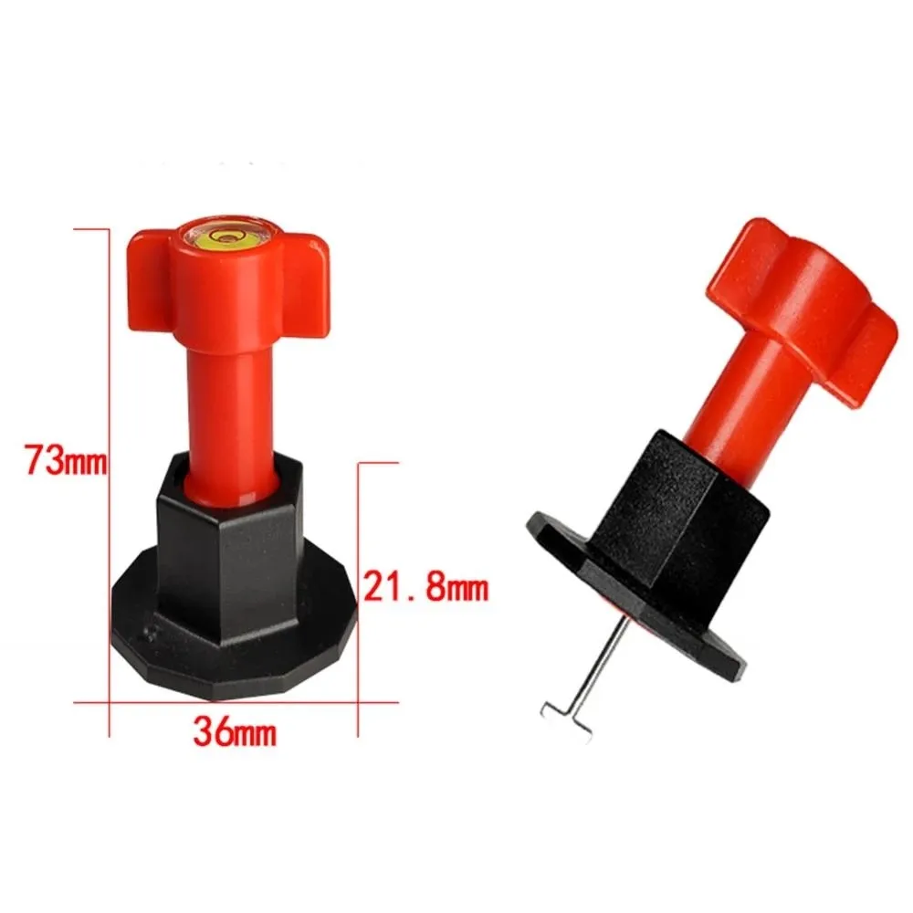 2mm-6mm Tile Leveler 3mm-16mm Steel Tile With Replaceable 25Set Device Leveler Leveling Needles PP Stainless Steel