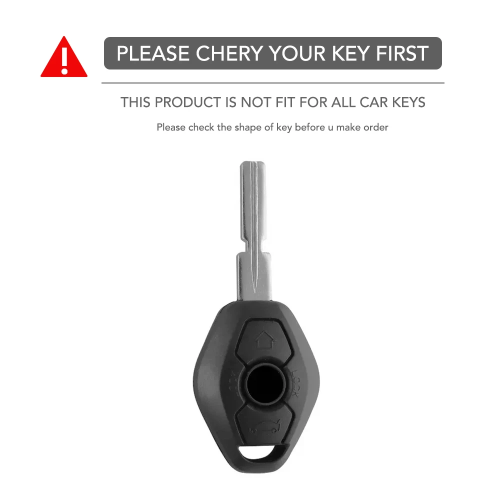 Silicone Keychain Key Case Cover For BMW BMW X5 E53 X3 F83 E46 E39 E38 E60 E63 E61 E64 Series 3 5 7 330i Z3 Z4 E85 E86 M5 325i