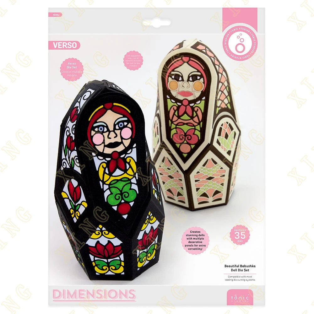 

2023 New Arrival Set Dies for Scrapbook DIY Photo Album Flag Words Stencils Paper Card Making Beautiful Babushka Doll Hot