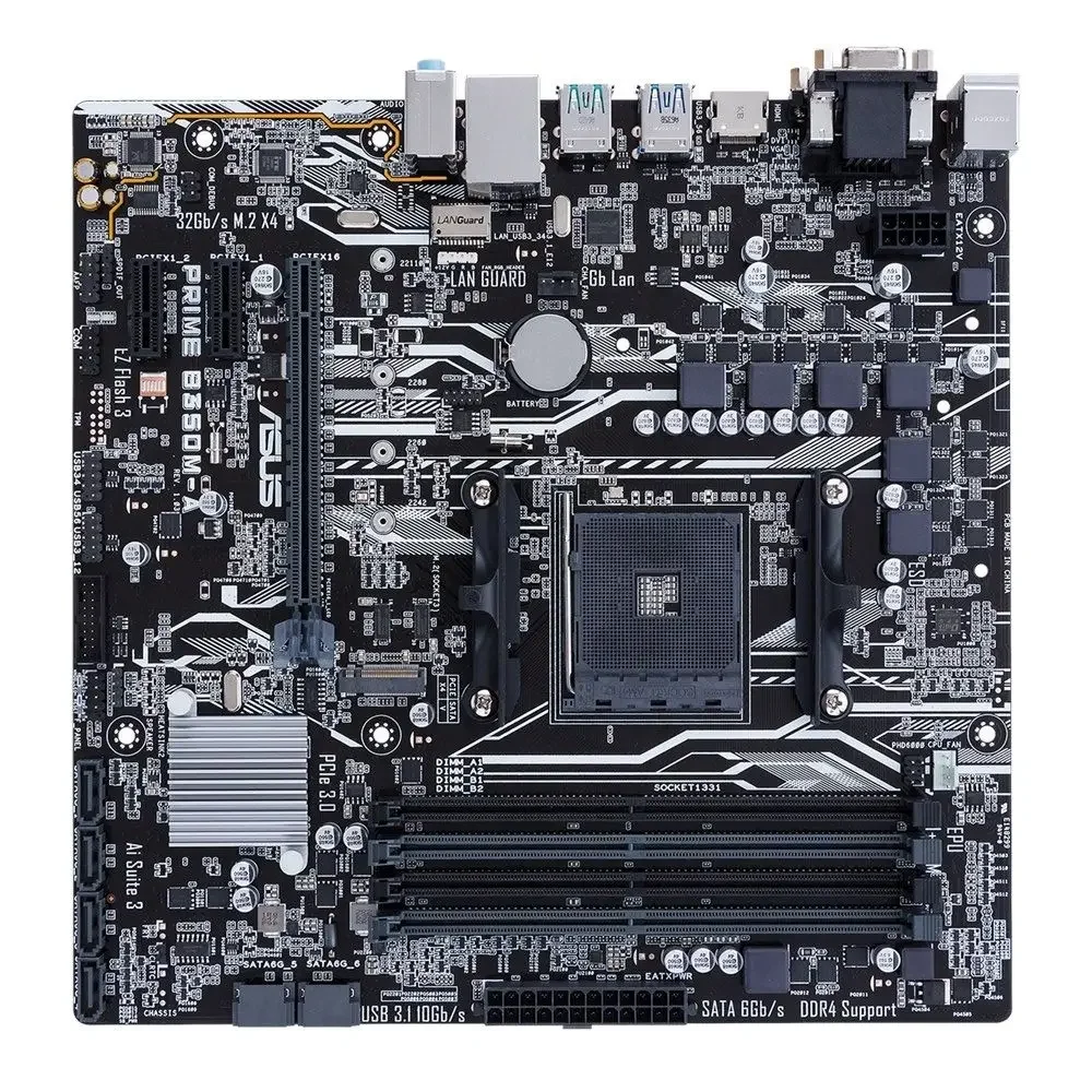 ASUS PRIME B250M-K MotherboarLGA 1151 Intel B250 DDR4 32GB support Core i3-6100 i3-7300 i5-6500 i7-6700 G4560 cpu M.2 Micro ATX