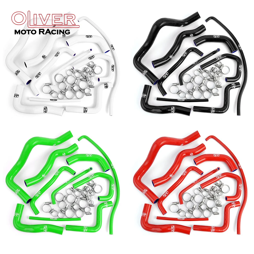 For Kawasaki ZX6R ZX-6R ZX636 2009 - 2026 2024 2025 Motorcycle Accessories Silicone Radiator Coolant Hose Kit Clamp Kit