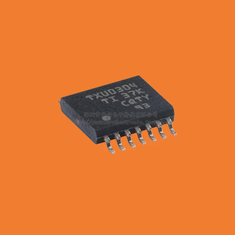 10PCS/original genuine TXU0304PWR TSSOP-14 four channel fixed multi-directional level converter chip