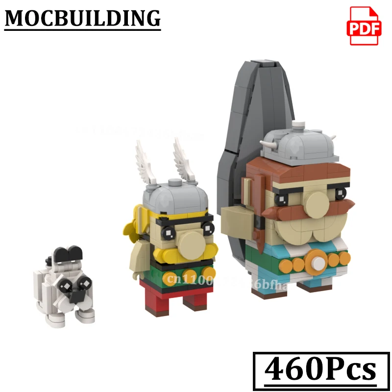 

Gauled Warrior Bricks Model Puppy Blocks MOCBUILDING Brave Bricks Dogmatixed Construction Toys Gift