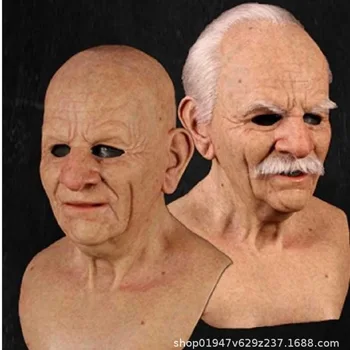 송진 실리콘 시뮬레이션 흑인 남성 마스크 청소년 얼굴 마스크, 재미있는 소품 공포 파티 코스프레 코스튬 헤드 기어, 부활절 할로윈 소품