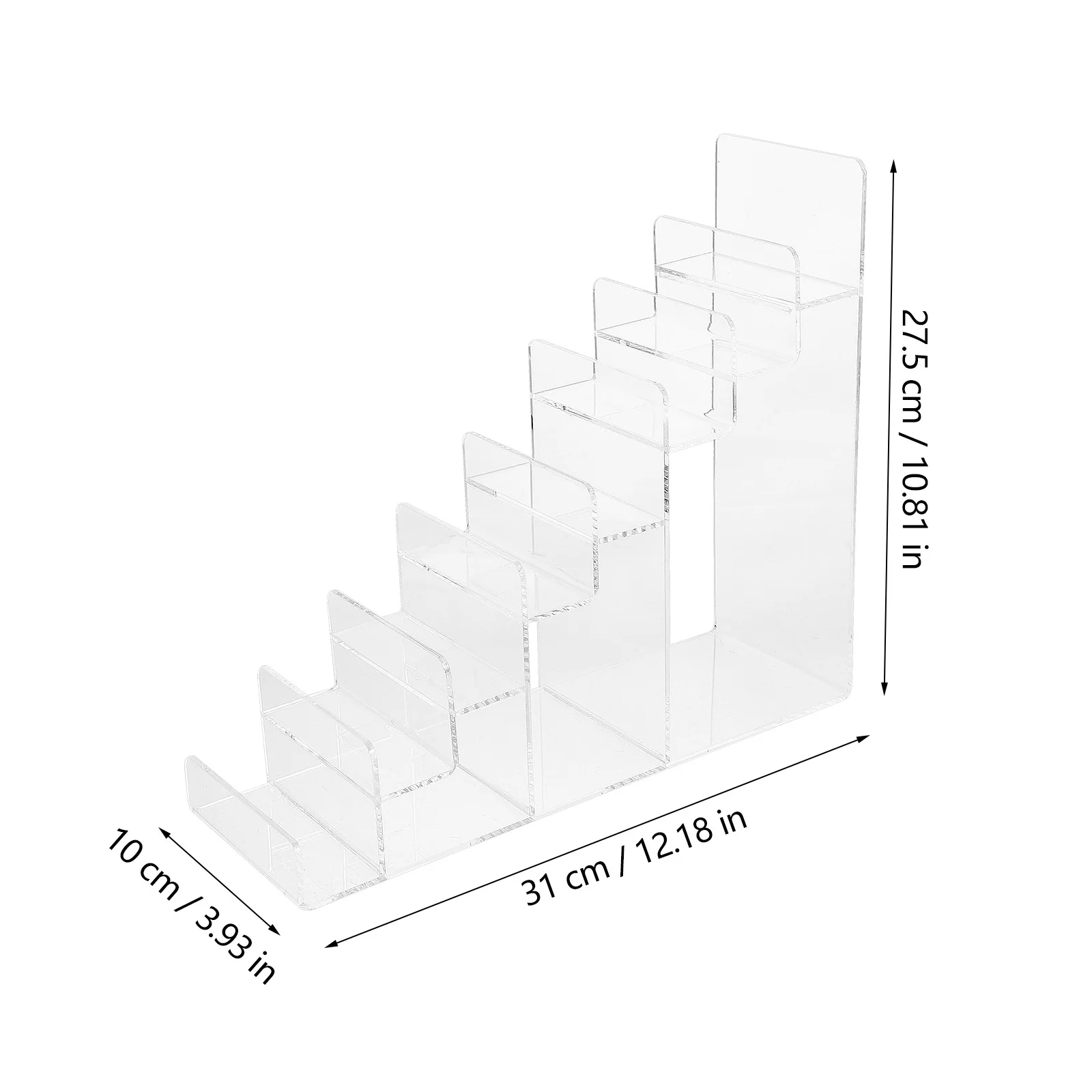 Acrylic Wallet Rack Multi-Tier Display Stand Clear Organizer Storage Desktop Holder Purse Glasses Jewelry Display Rack