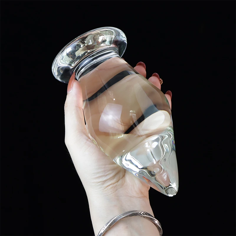 

7.9cm Super Huge Anal Plugs Smooth Glass Big Butt Plug Anus Vagina Expande Ball Adult Sex Toy for Men Women Gay Anal Sex Product