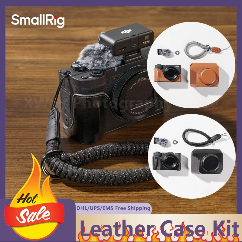 

Универсальный чехол для камеры Smallrig для Canon PowershotV1 Pu, гибкий, удобный, легко держать, оснащенный другими поддержками