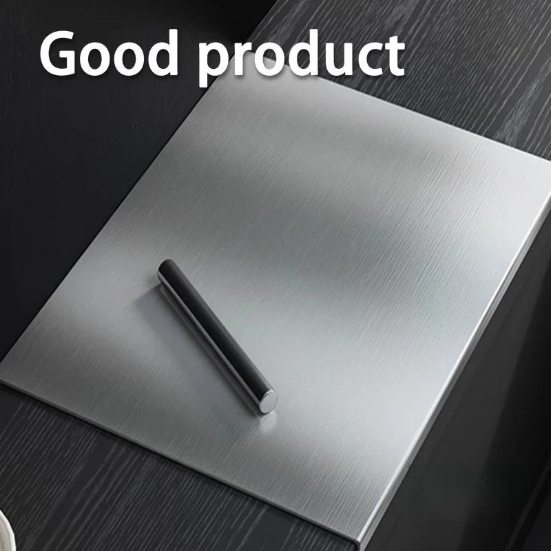 Large Foldable Stainless Steel Cutting Board, Kitchen Tools, BBQ, Kitchen Items, Kitchen Accessories for Home & Outdoor Use