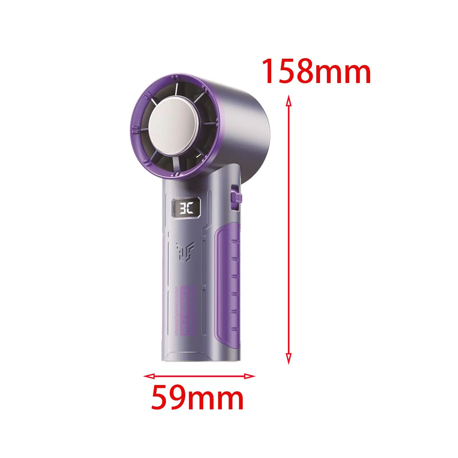 휴대용 선풍기 냉각 아이스 패드 기술 컴팩트 고압 터빈 베인 미니 선풍기, 야외 기숙사 침실 책상 캠핑용