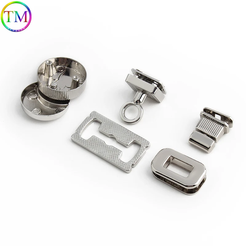 Metal Bag Lock Buckles Turn Twist Locks Bags Closure Decoration Latch Clasp For Leather Purse Bags Sewing Hardware Accessories