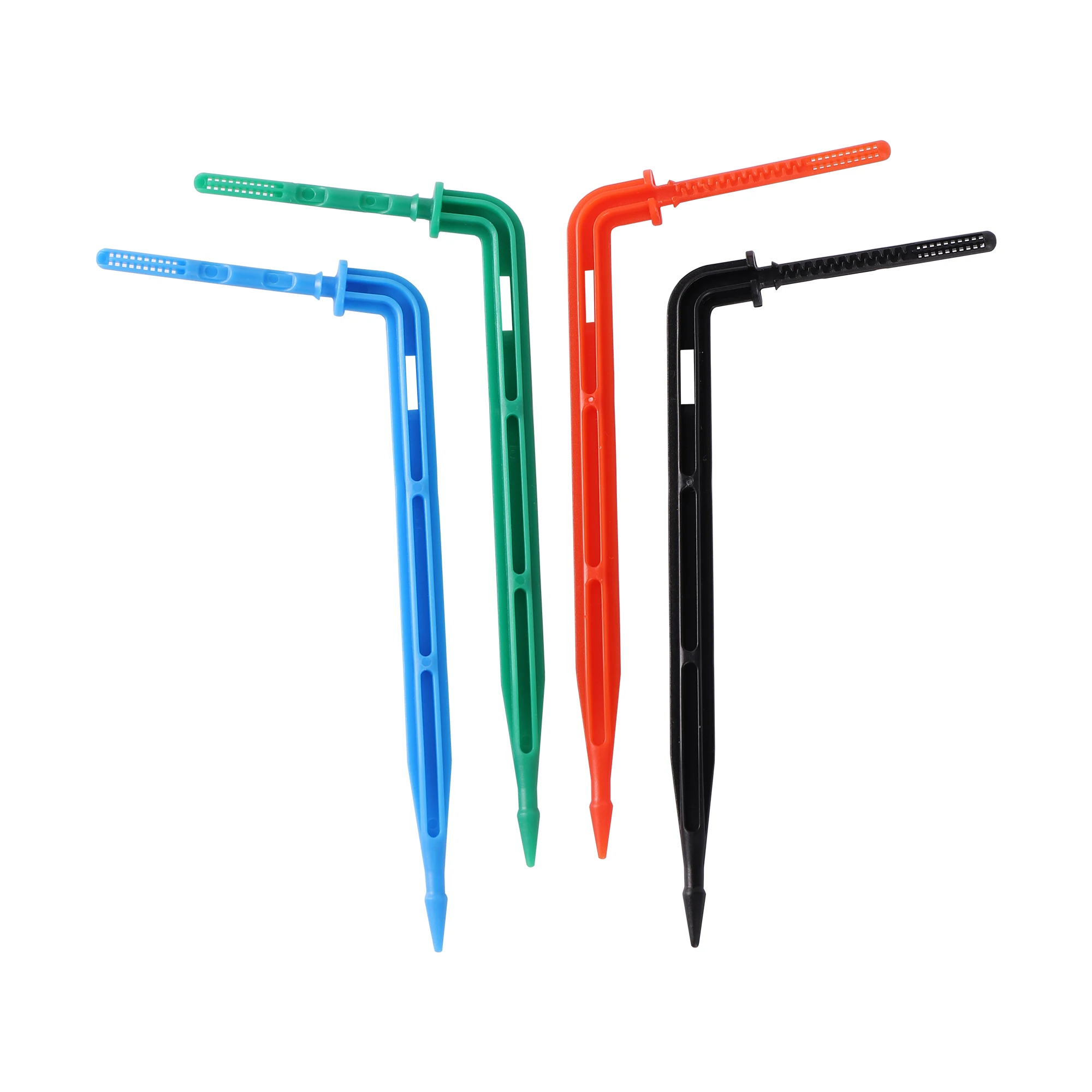 50PCS Bend Arrow Dripper Micro Drip Irrigation Kit Emitters for 3/5mm Hose Garden Watering Saving Micro Dripper Greenhouse