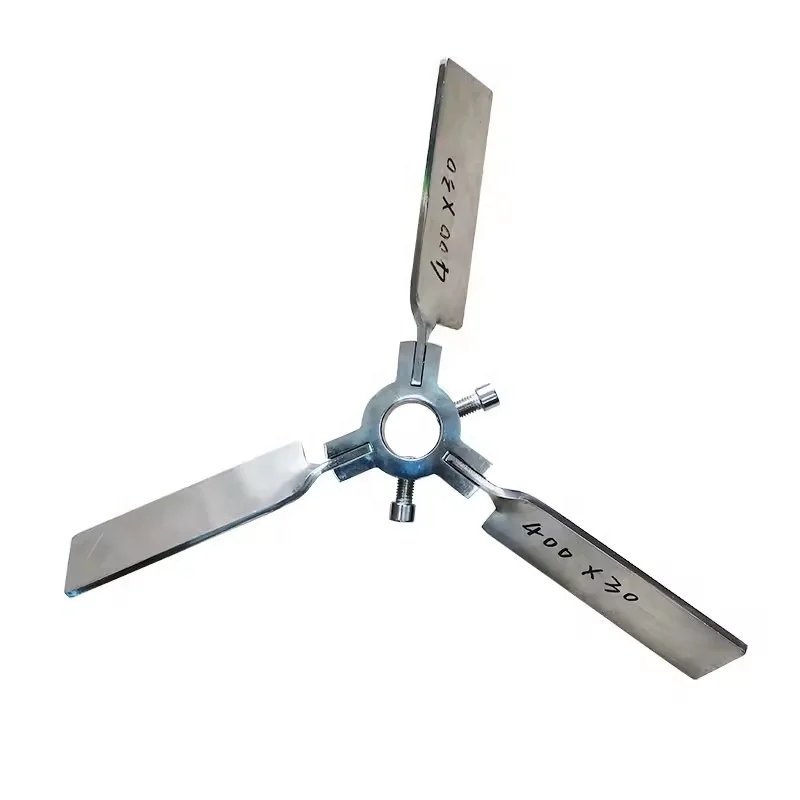 

Folding Propeller 3 Leaf Fan Blade Paddle Agitator Parts OD400mm ID30mm Dispersion Plate Industrial Mixer Accessories