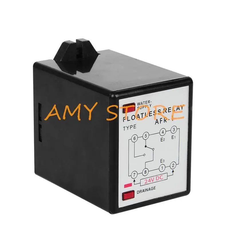 Water Liquid Level Floatless Relay Controller Sensor Switch AFR-1 12V24V AC110V/220V/380V Socket Automatic Water Supply Drainage