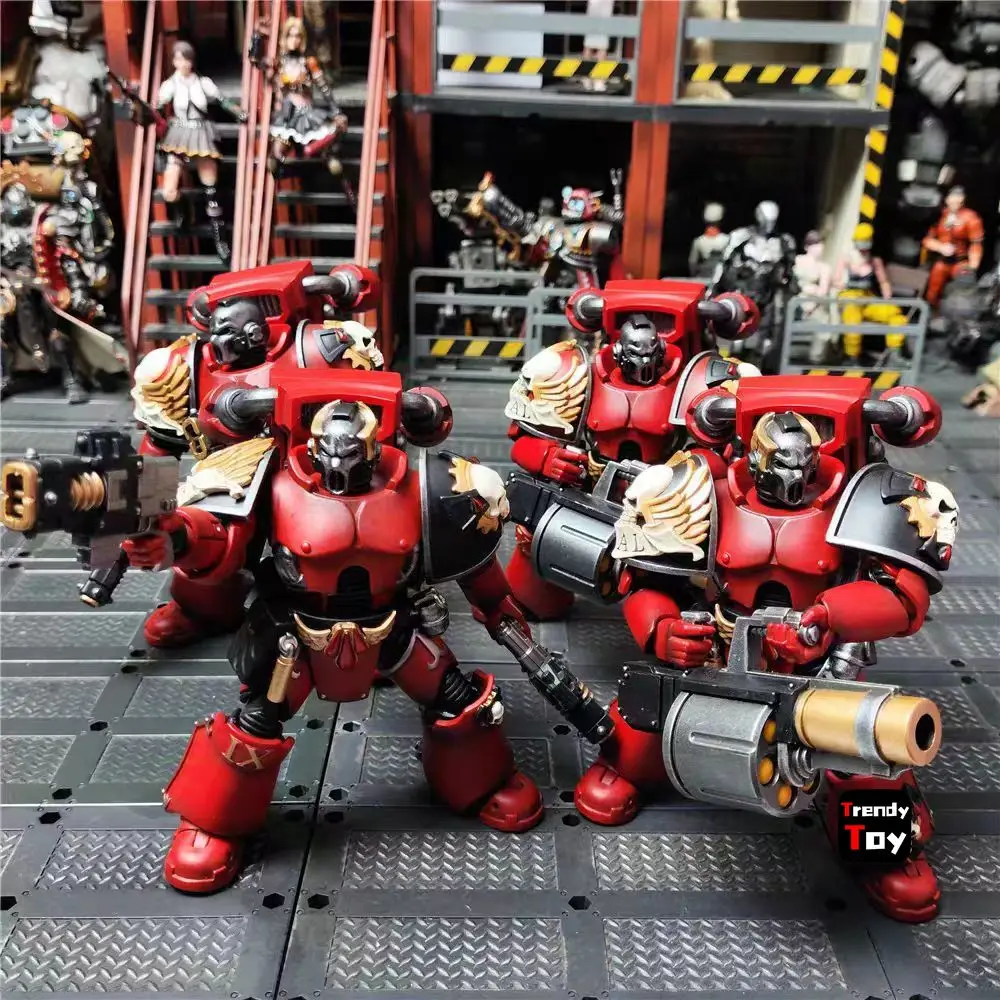 【JOYTOY】워해머 40K 블러드 엔젤스 엔젤스 티어스 스쿼드 1/18 액션 피규어 장난감 컬렉션