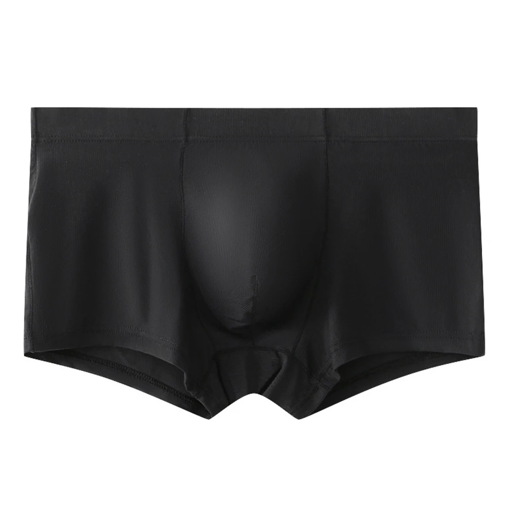 سراويل رفيعة للغاية قابلة للتنفس مقاس XL 2XL ملابس داخلية من الحرير الجليدي 20 مادة سباندكس 80 قماش مادة البولي أميد سراويل على الطراز الكلاسيكي