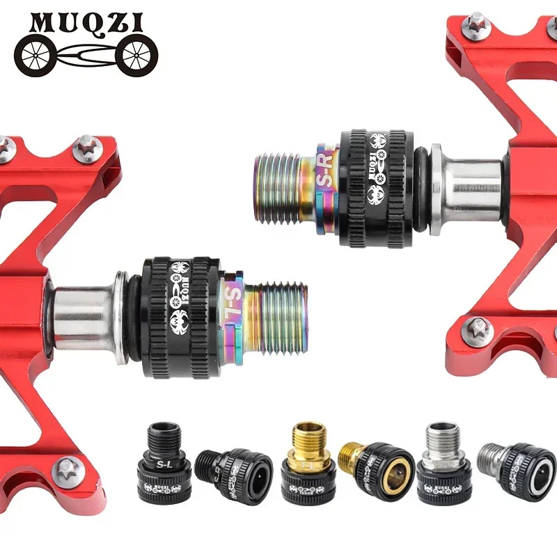

MUQZI Mountain Bike Pedal Extender EIEIO Titanium Alloy/Stainless Steel Crank Extension Quick Coupler Bicycle Parts