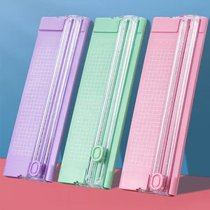 1pca4 mini aparador de papel cortador de papel máquina de corte para artesanato cartão de papel foto papel laminado scrapbook casa artesanato ferramentas novo 10 principais vendas mini cortadeira - №2