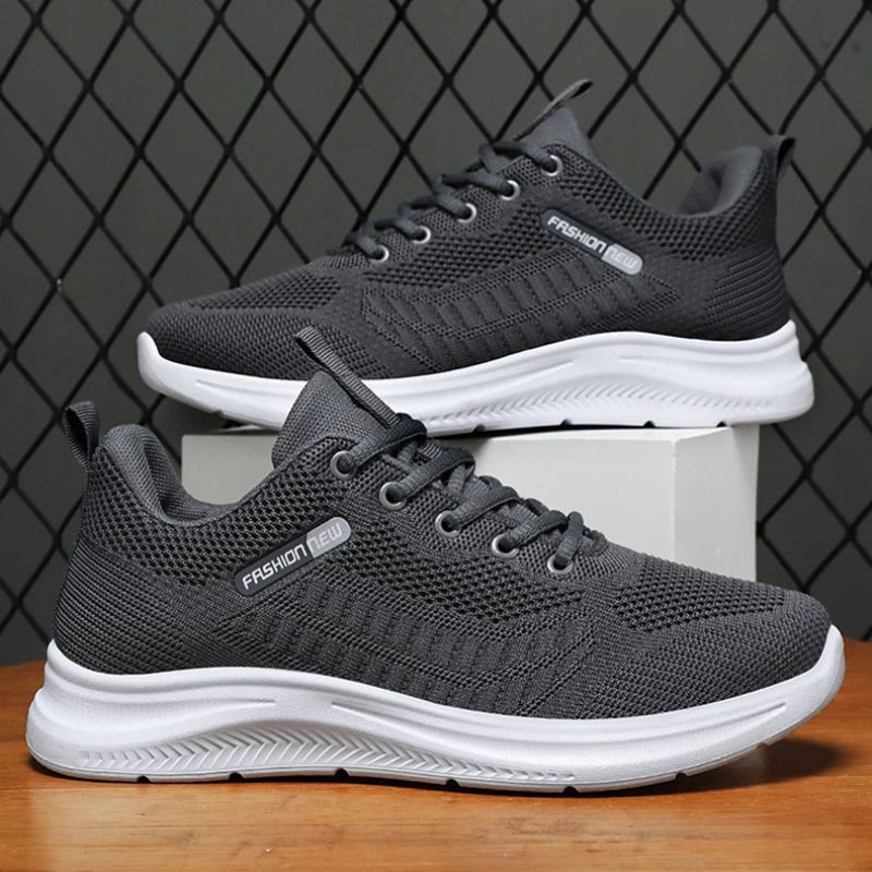 

Men Casual Sports Shoes 2024 New Trend Men's Shoes Breathable Lace-up Running Shoes of Light Casual Walking Shoe Erkek Ayakkabı