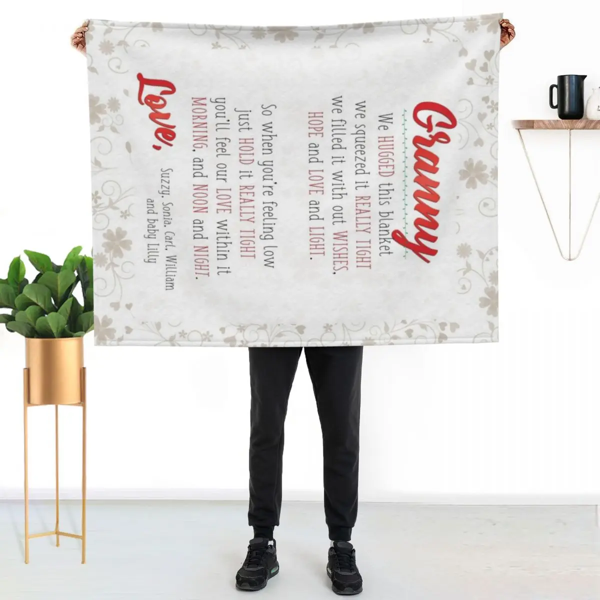 Hug Blanket PLEASE READ INSTRUCTIONS IN THE DESCRIPTION Throw Blanket Luxury halloween Luxury Thicken Hair Blankets