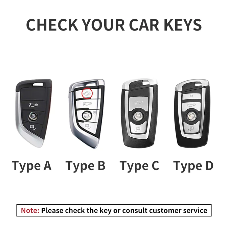 Leather Car Remote Key Case Cover for Bmw F20 G20 G30 X1 X3 X4 X5 G05 X6 X7 G11 F15 F16 G01 G02 F48 1 2 3 4 5 6 7 Series