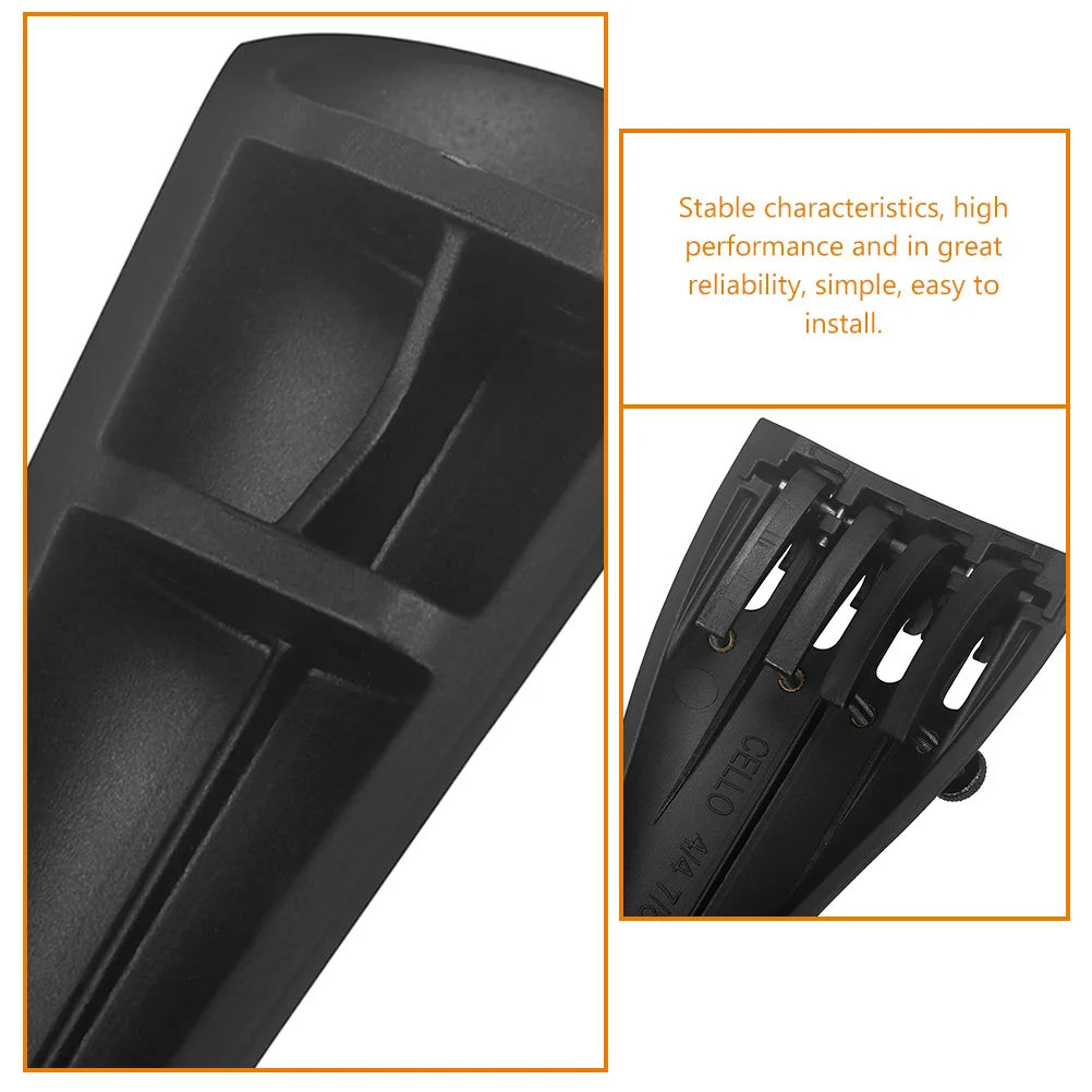 

Cello Tailpieces Fine Instrument Accessory Tuners Frosted Carbon Fiber String Board Cello Accessories Replacement Parts Black