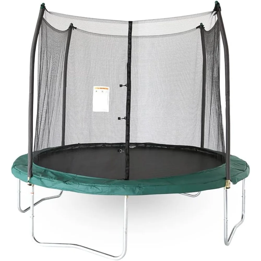 

10 -Foot Round Trampoline and Enclosure with spring