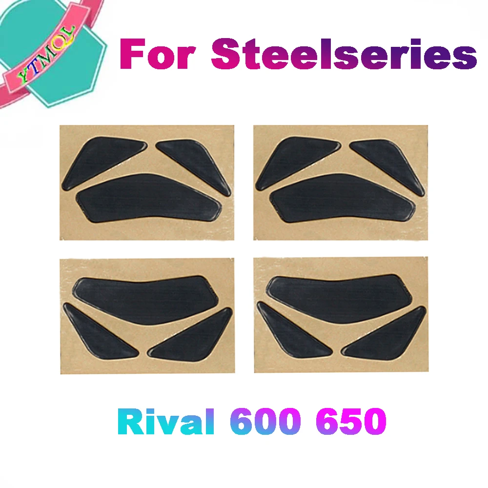 1set Mouse Skate untuk Steelseries Rival 3 700 710 600 650 500 310 300 300S 95 Penyelamat Optik 0.6Mm Mouse Gaming Nirkabel