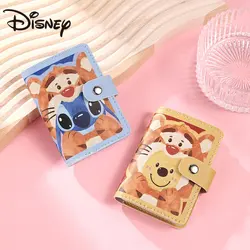 MINISO Disney Tigger Winnie The Pooh Stitch Cute Cartoon Card Holder Female Multi-Card Anti-Degaussing Card Holder