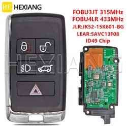 HE FOBU3JT 315MHz FOBU4LR 433MHz ID49 Chip Proximity Car Remote Key For Land Rover Velar Range Discovery 2017 2018 2019 2020