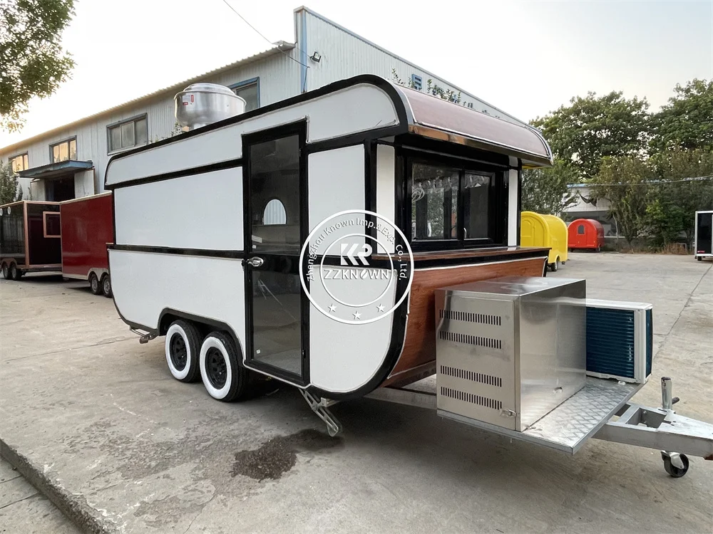 Reboque De Fast Food, Caminhão De Cachorro Quente, Pizza, Sorvete, Quiosque, Totalmente Equipamentos De Cozinha, Van para Venda