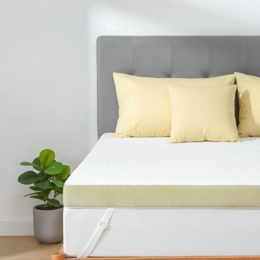 

Marsail Mattress Topper Cooling Memory Foam Gel Infused with Soft Cover CertiPUR-US® and Oeko-TEX Certified Suitable for Sofa R