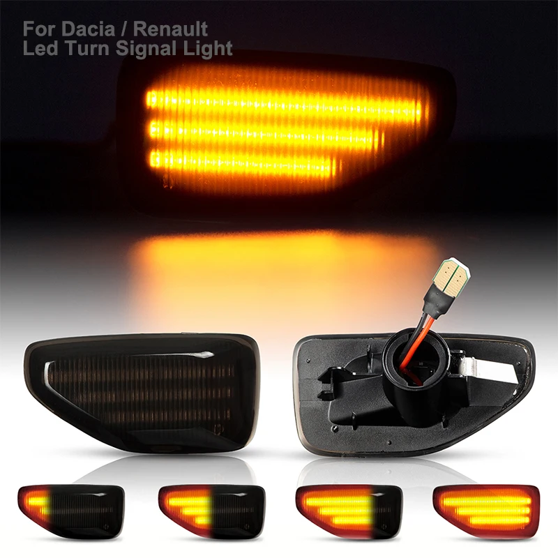 

Led Dynamic Side Marker Easy Installation Turn Signal Light Led Side Blinker for Dacia Logan Duster