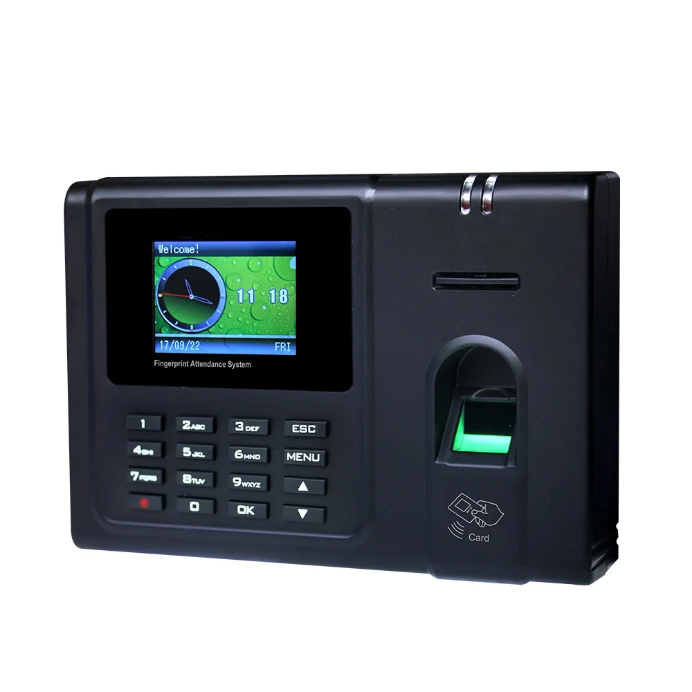 Cloud Software WiFi 4G SIM Biometric Time Clock Wireless Fingerprint Time Attendance Machine Backup Battery 3000 User Capacity