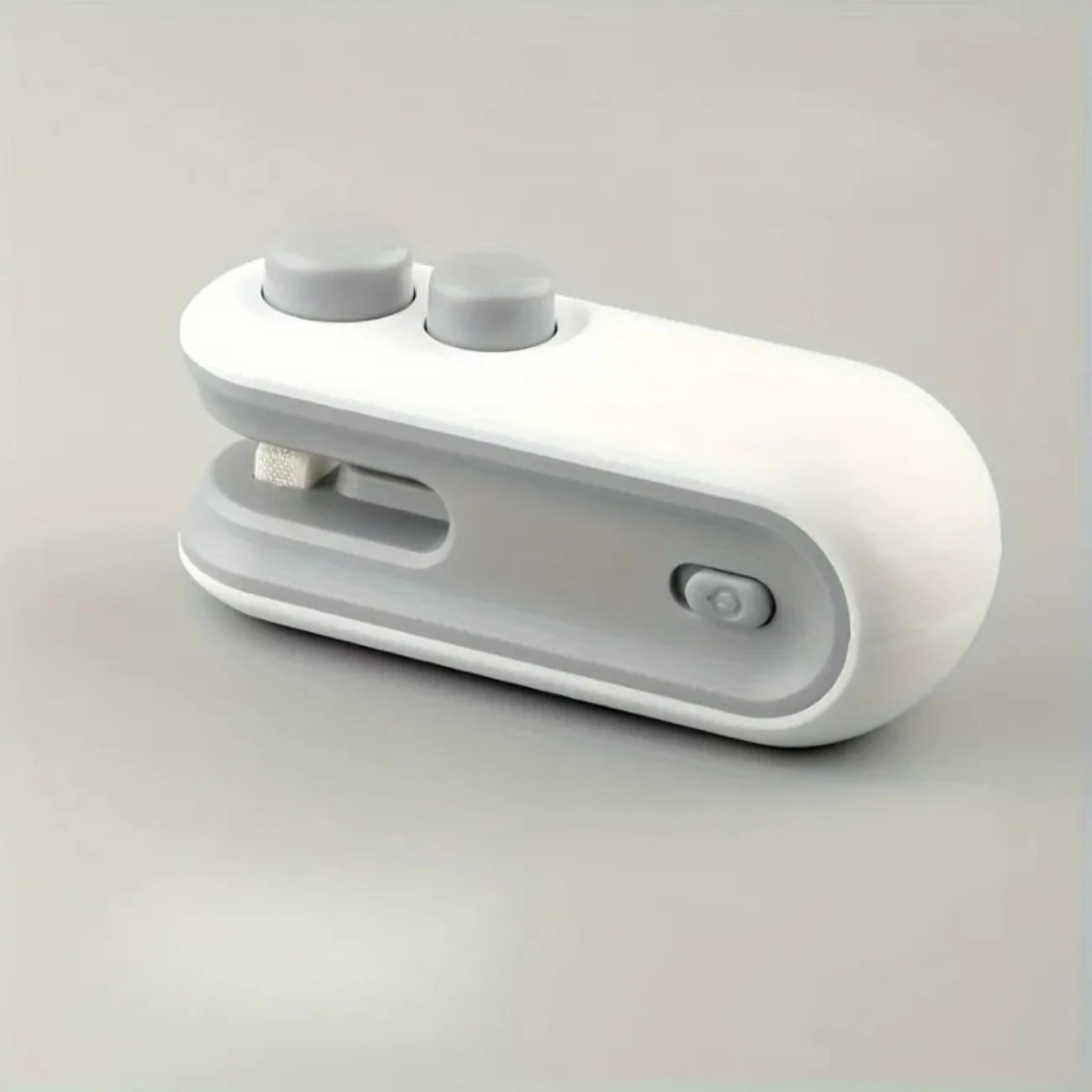 Mini termosellador para bolsas de refrigerios: cierre y cortador magnéticos con alimentación USB, mantiene las patatas frías en el encimera