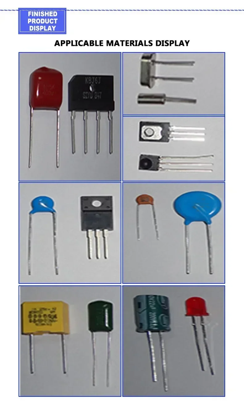 Hot selling and durable CBB capacitor cutting machine Bulk component forming machine