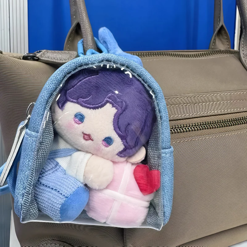 Caja ciega, funda de transporte con figura de Anime, bolsa Ita con cubierta protectora de pantalla, Mini mochila de lona bonita, colgante Kawaii para exhibición de mercancías