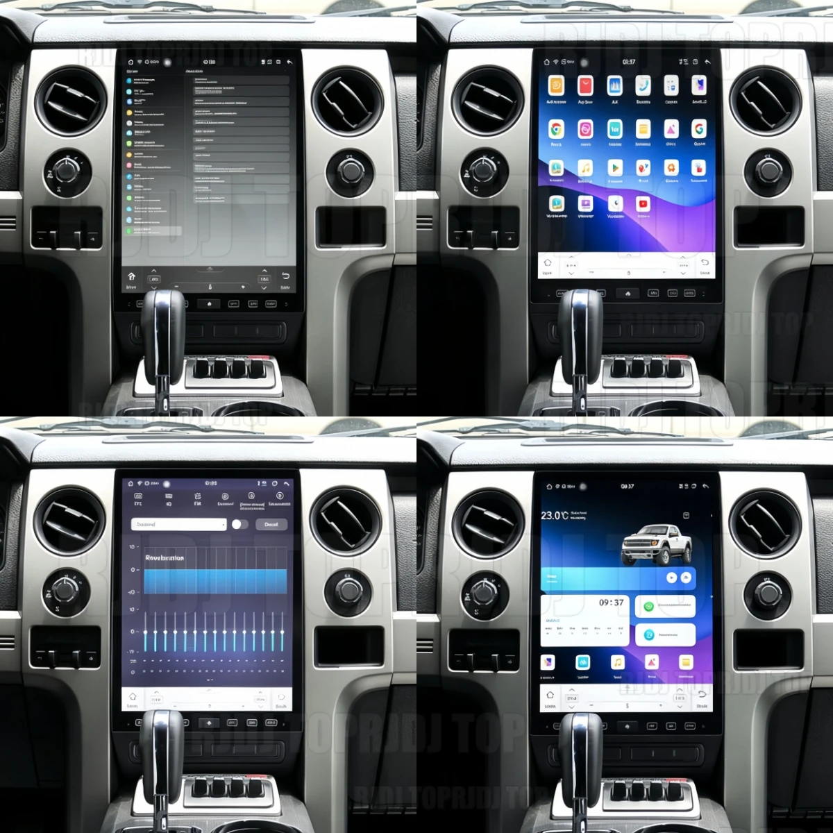 Android Auto Car Radio For Ford F-150 Raptor 2009 2010 2011 2012 F150 Stereo Multimedia Player 16.2