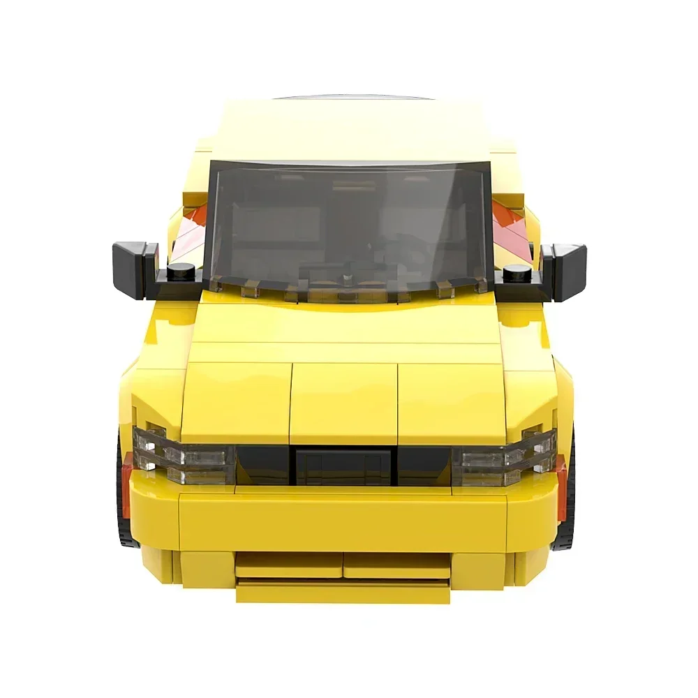 Gobricks MOC 1988 Suzuki Esteem Car Bricks Model Movies Lawyer Yellow Car Building Block Set Educational Toys Gift