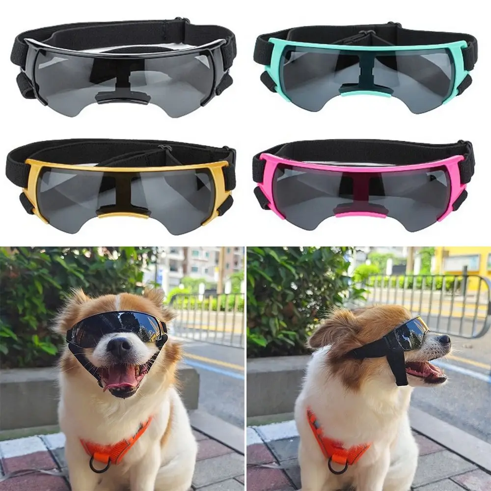 Dog Sunglasses Uv Protection Windproof Multicolor Adjustable Lightweight Outdoor Sun Protection Pet Goggles Hot New