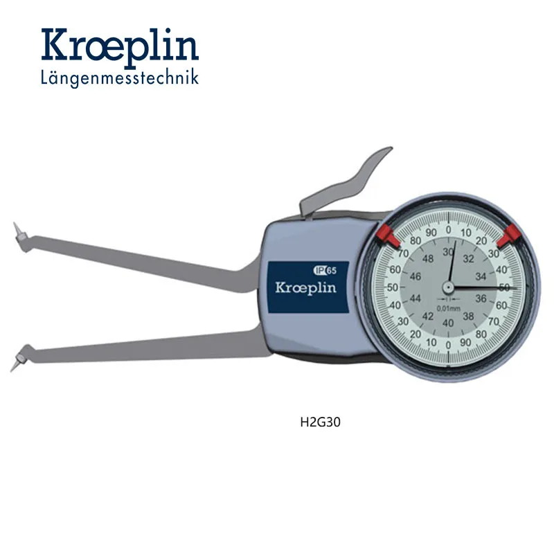 Germany KROEPLIN pointer blind hole measuring caliper H2G30