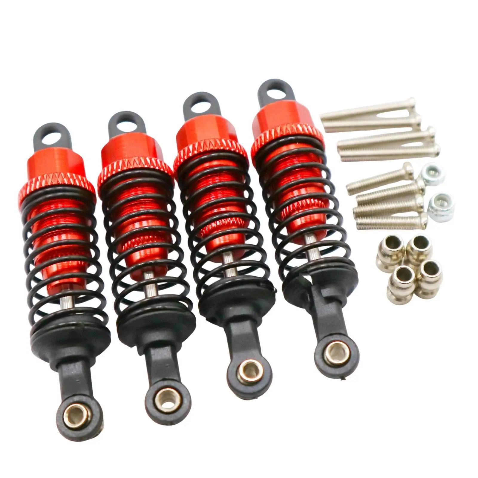 4 peças rc carro amortecedores substituição mola interna atualizações peças acessórios amortecedores peças de reposição para b24 1/16 rc carro