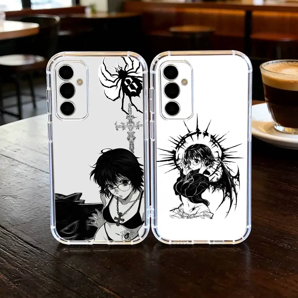 

s-Shizuku Hunter Murasaki Phone Case For SamsungA10,12,20,21S,30,31,40,50,51,52,70,71 Transparent Cover