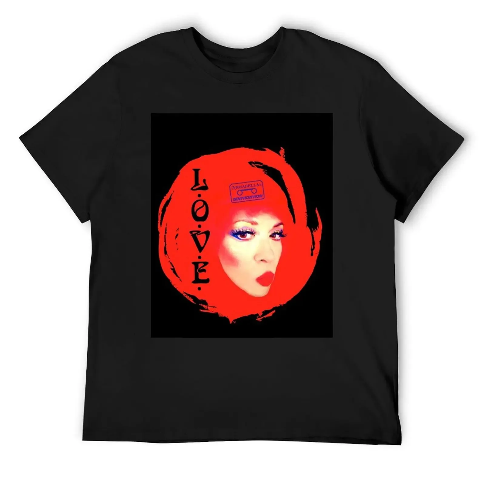 Annabella Lwin L.O.V.E. Official Merch T-Shirt man t shirt hippie clothes blacks custom shirt mens graphic t-shirts anime