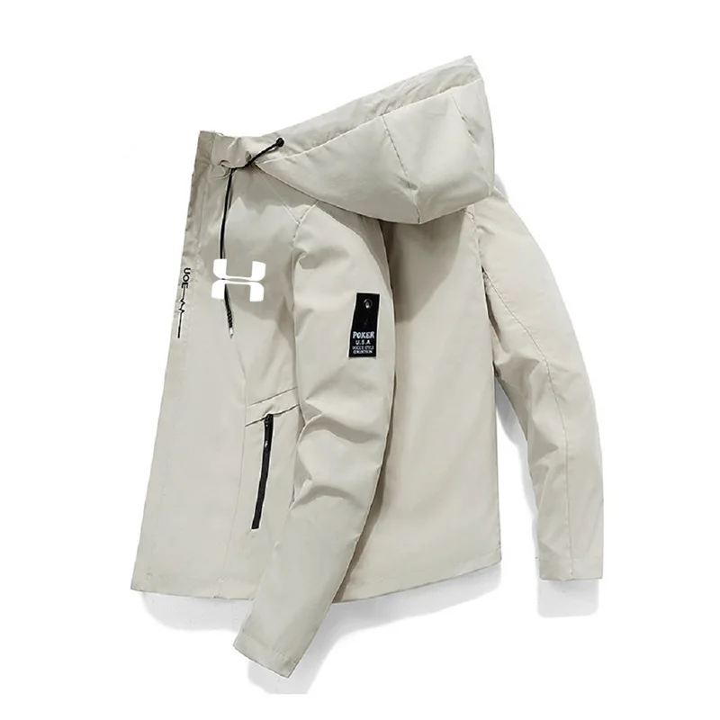 2026 Kapuzenjacke Frühling Herbst Streetwear Lässige Reißverschluss-Oberbekleidung Locker Sitzende Outdoor-Wander- und Laufjacke Winddichte Sportbekleidung – Detail 6