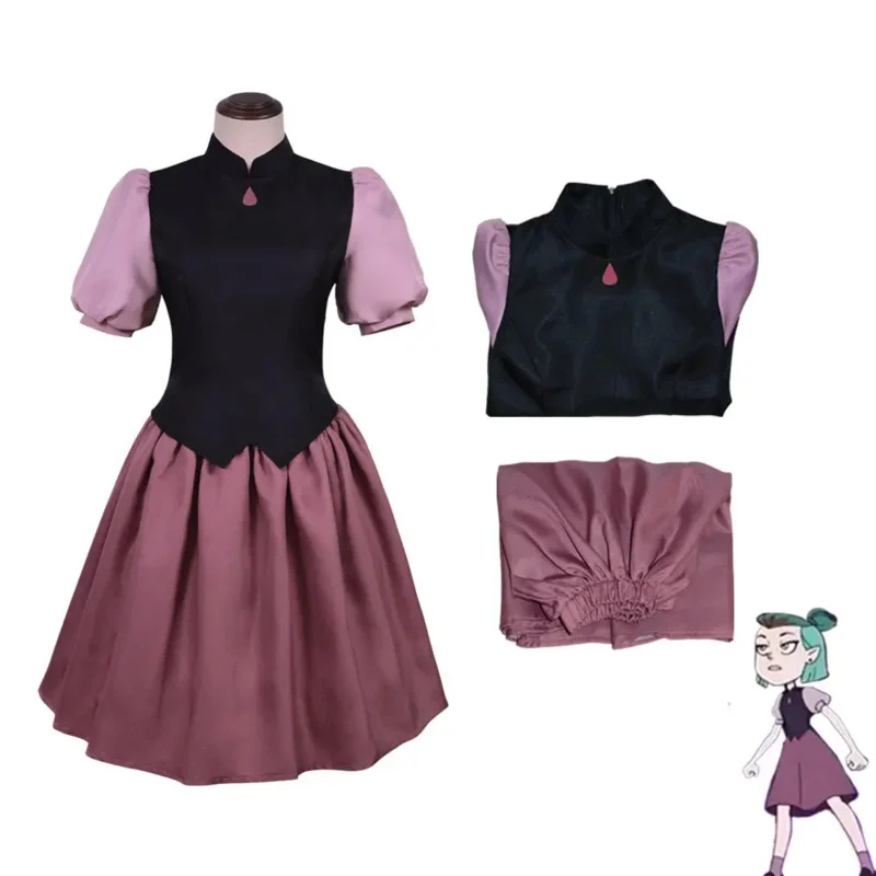 Anime The Owl House Cosplay Amity Blight Kostüm Frauen Outfits Kleid Nach Maß Halloween Karneval Anzug