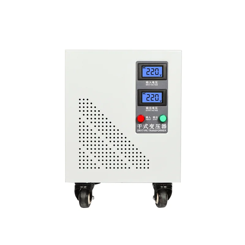 Single Phase Power Voltage Transformer 10KVA-50KVA Customized Aluminum Winding 220V To 380V 200V Output Industrial Conversion