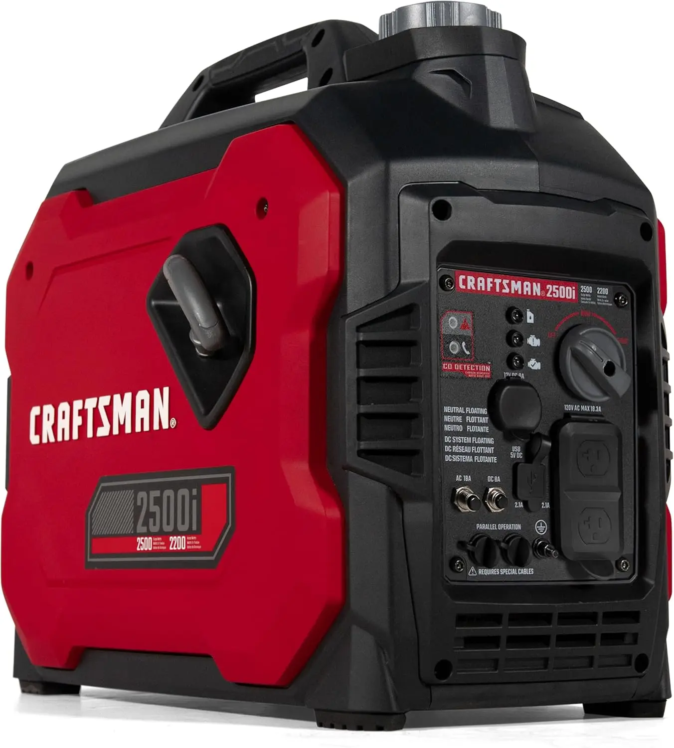 

2,500-Watt Gas Portable Generator - Reliable Power for Outdoor Activities - Quiet Operation - Lightweight and Compact Design