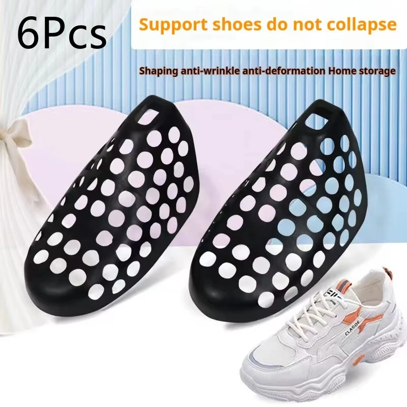 

6Pcs Crease Protector Shoe Trees Anti Deformation Inner Support Shoes Stretcher Men Shaping Anti Wrinkle Sneakers Shoe Lasts