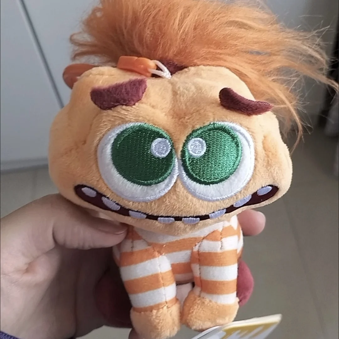 Cute Inside Out Plush toy pendant cartoon Disney anime Doll backpack pendant kawaii Joy Sadness keychain girl's birthday gift